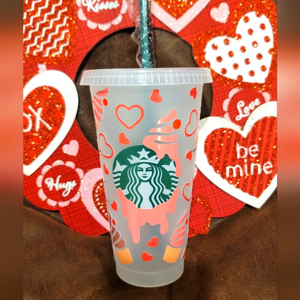 Starbucks Valentines cold Cup